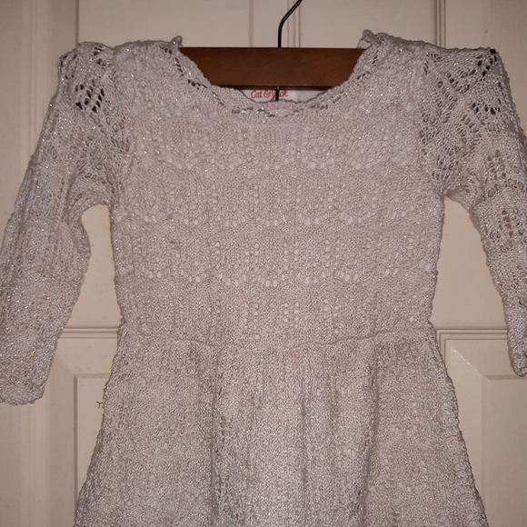 Cat&Jack knitted sparkly dress size 2T - Picture 2 of 6